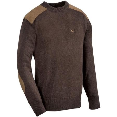 Man Sweater Ligne Verney-Carron Fox Rond - Brown
