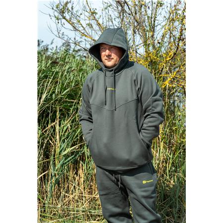 MAN THERMAL HOODIE - GREEN RIDGE MONKEY APEAREL THERMAPRO HEAVYWEIGHT THERMIQUE - GREEN