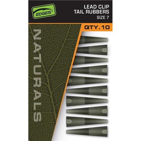 MANCHÃO FOX EDGES NATURALS LEAD CLIP TAIL RUBBERS