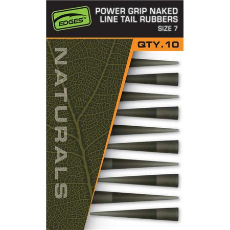 ΜΑΝΊΚΙ FOX EDGES NATURALS POWER GRIP NAKED LINE TAIL RUBBERS