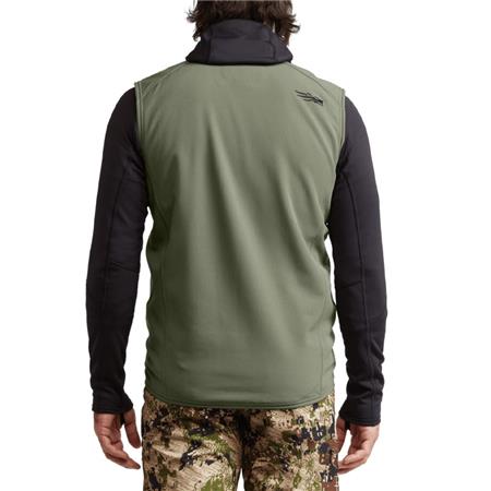 MANNELIJKE FLEECE ZONDER MOUWEN SITKA ALPHA - OLIVE GREEN