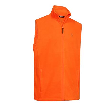 Mannen Vest Zonder Mouwen Polaire Deerhunter Atlas Light - Safety Orange
