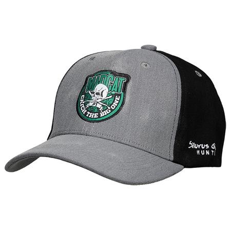 Mannenpet Madcat Skull Badge Cap