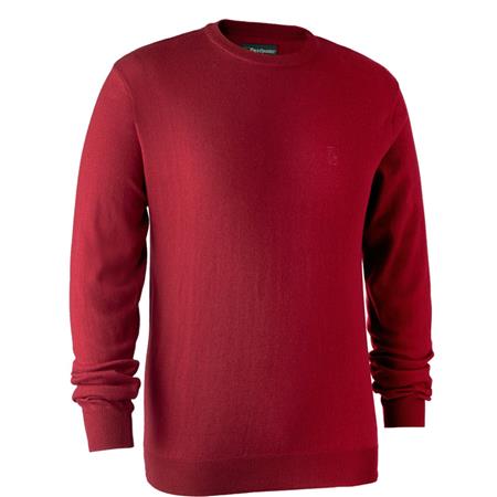 MANNENPULL DEERHUNTER KINGSTON KNIT WITH O-NECK