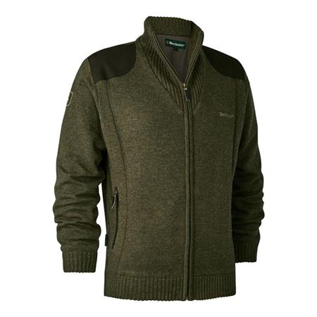 Mannenvest Deerhunter Carlisle Knit Cardigan With Stormliner