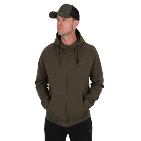 Männer-Sweat Fox Collection Lw Hoody Green & Black