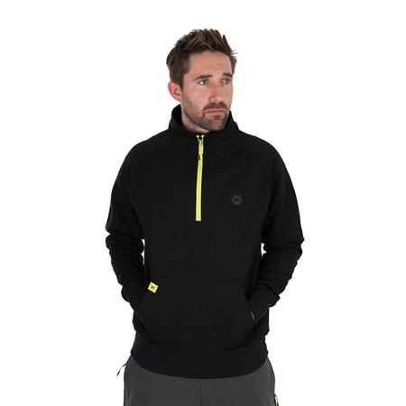 MÄNNER-SWEAT FOX MATRIX BLACK EDITION ¼ ZIP SWEATER