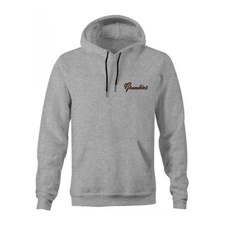 MÄNNER-SWEAT GRUNDÉNS DISPLACEMENT HOODIE ATHLETIC HEATHER