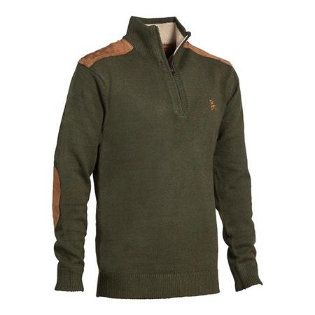 MÄNNERPULLOVER LIGNE VERNEY-CARRON FOX COL ZIPPÉ