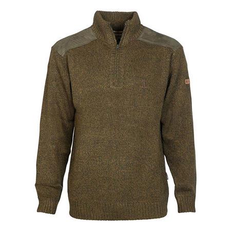 Männerpullover Percussion Brode Col Cheminee