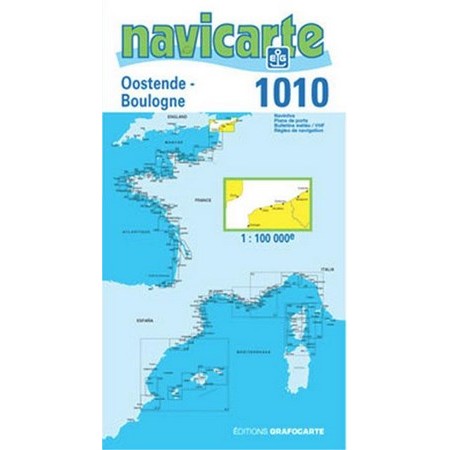 Mapa Nawigacyjna Navicarte Ostende - Boulogne - Pas De Calais