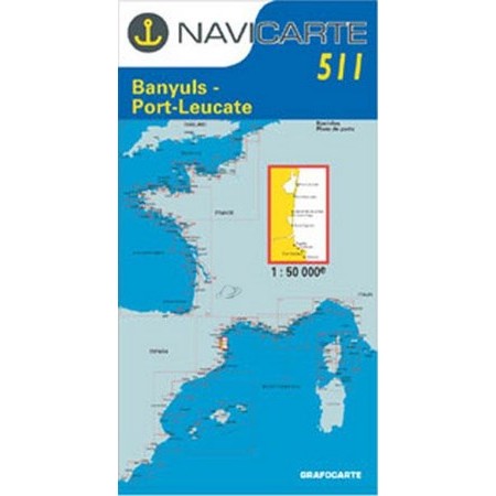 Mapa Nawigacyjna Navicarte Port Vendres - Banyuls - Port Leucate