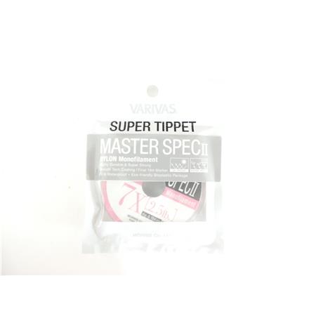 Master Spec 2 Varivas Super Tippet Nylon - 50M - 7X