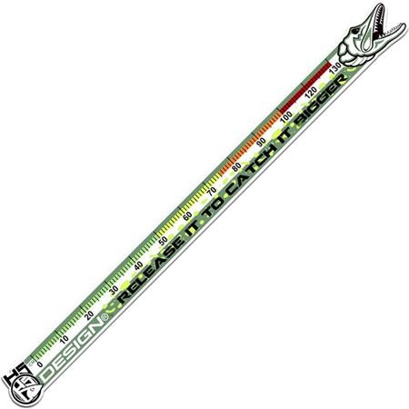 Medida Para Peixe Hot Spot Design Sticker Pike Measurement
