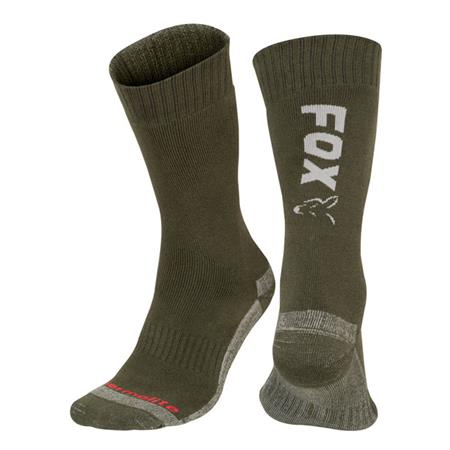 Meias Homem Fox Green / Silver Thermolite Long Sock Vert/Gris