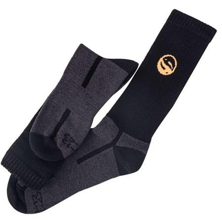 Meias Homem Guru Merino Wool Socks - Noir
