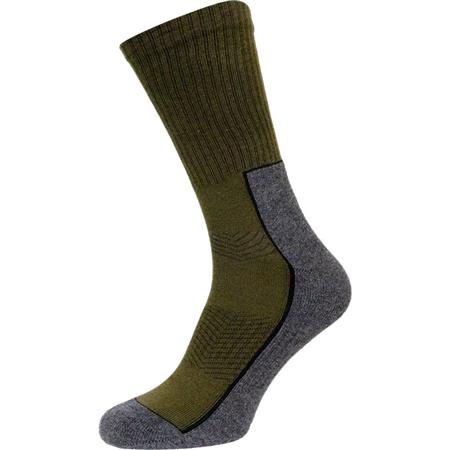 MEIAS MASCULINAS SEELAND FIELD 3 PACK - PINE GREEN/DARK GREY