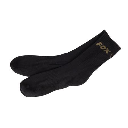 Meias Para Homem Fox Black Socks 3-Pack - Preto