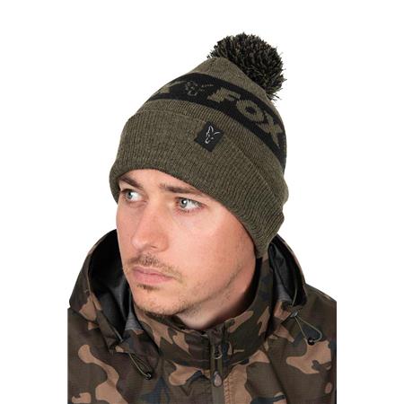 MEN'S BEANIE FOX COLLECTION BOBBLE - VERT