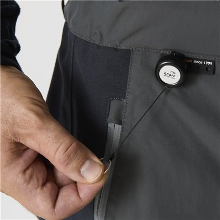 MEN'S BIB TROUSERS GEOFF ANDERSON URUS 7 - BLACK