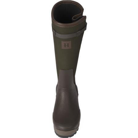 MEN'S BOOTS HARKILA FORESTER TEXTILE RUBBER - WILLOW GREEN/DEEP BROWN
