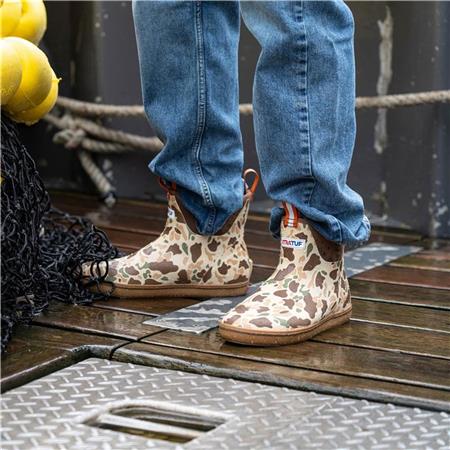 MEN'S BOOTS XTRATUF ANKLE DECK BOOT - DUCK CAMOUFLAGE