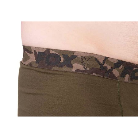 MEN'S BOXER SHORTS FOX BOXER SHORTS - KHAKI/BLACK - PACK OF 2