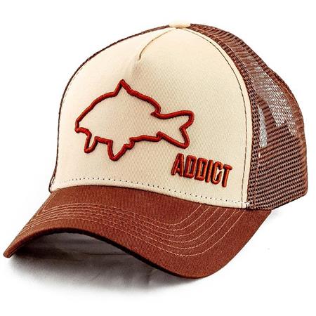 Men's Cap Fishxplorer Addict Carpe - Marron