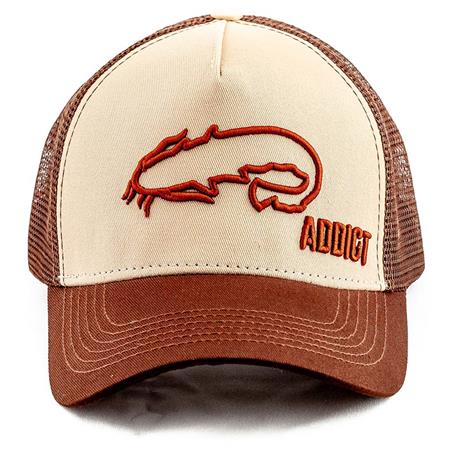 Men's Cap Fishxplorer Addict Silure - Marron
