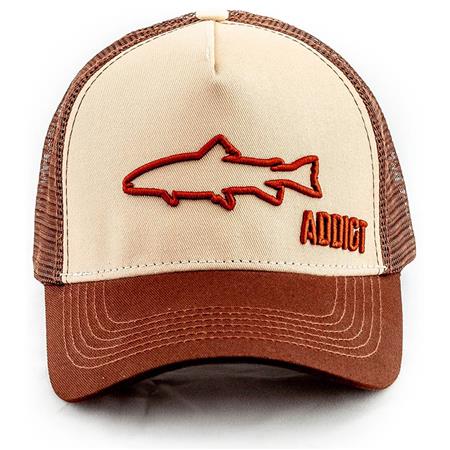 Men's Cap Fishxplorer Addict Truite - Marron