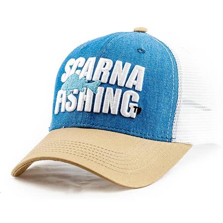 MEN'S CAP FISHXPLORER SCARNA FISHING - BLEU