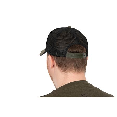 MEN'S CAP FOX COLLECTION TRUCKER CAP GREEN & BLACK - VERT