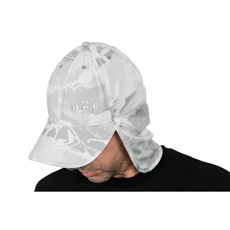 MEN'S CAP FOX RAGE LIGHT CAMO SUN HAT - WHITE