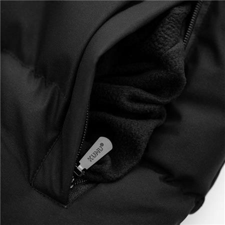 MEN'S DOWN JACKET - BLACK KUMU CAPSULE JACKET - NOIR