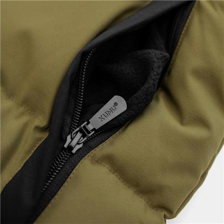 MEN'S DOWN JACKET - KHAKI KUMU CAPSULE JACKET - KAKI