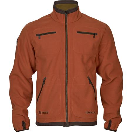 MEN'S FLEECE HARKILA KAMKO FLEECE - DARK OLIVE/ARABIAN SPICE