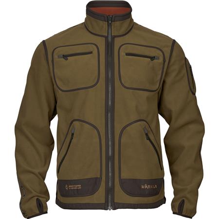Men's Fleece Harkila Kamko Fleece - Dark Olive/Arabian Spice