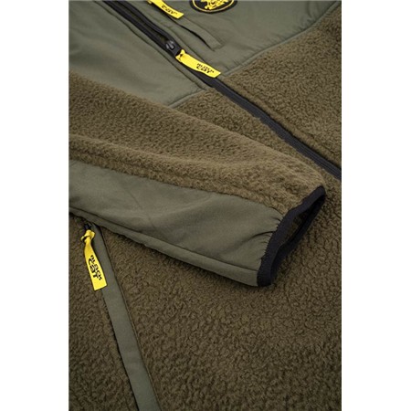 MEN'S FLEECE JACKET BLACK CAT POLAR FLEECE - GREEN