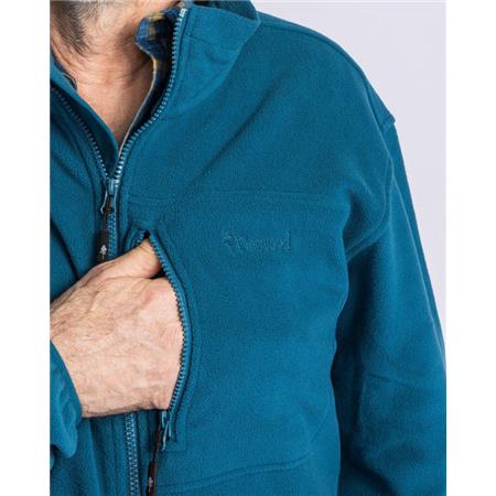 MEN'S FLEECE PINEWOOD FINNVEDEN FLEECE - AZUR BLUE