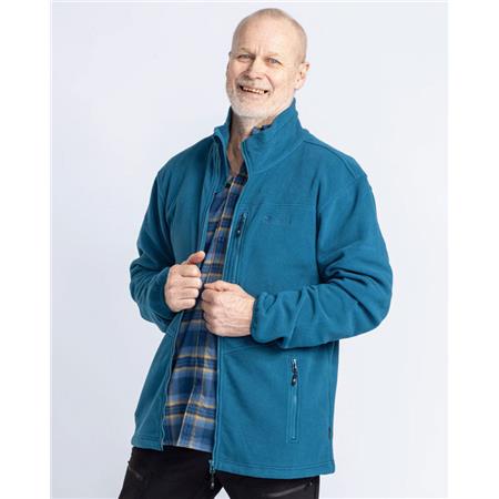 MEN'S FLEECE PINEWOOD FINNVEDEN FLEECE - AZUR BLUE