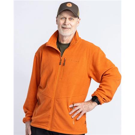 MEN'S FLEECE PINEWOOD FINNVEDEN FLEECE - BURNED ORANGE