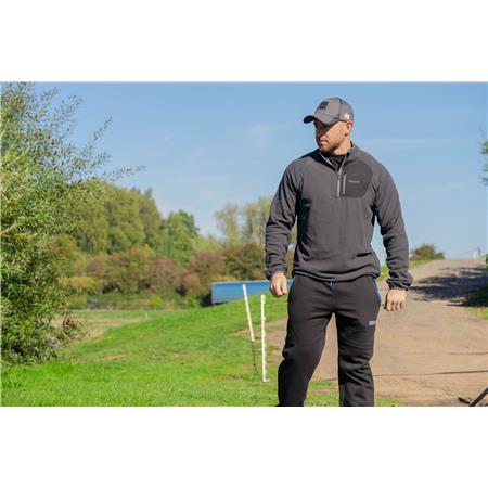 MEN'S FLEECE PRESTON INNOVATIONS CORE COLLECTION ZIG ZAG FLEECE - GREY