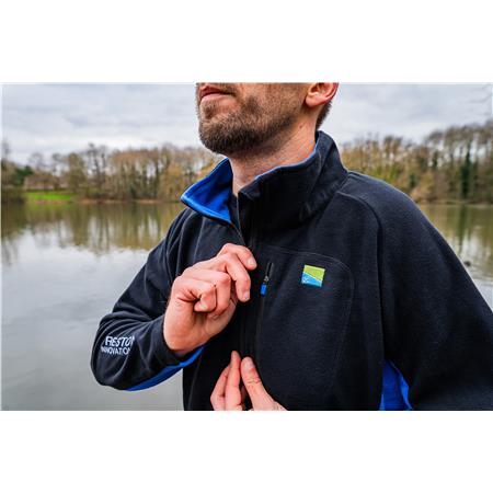 MEN'S FLEECE PRESTON INNOVATIONS MICRO FLEECE - NOIR