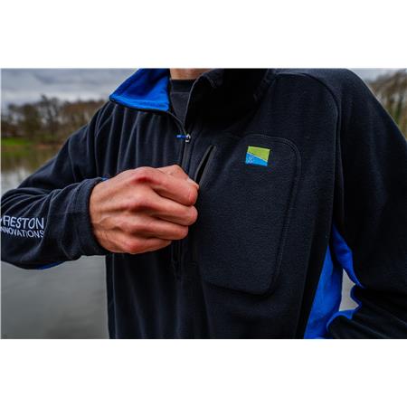 MEN'S FLEECE PRESTON INNOVATIONS MICRO FLEECE - NOIR
