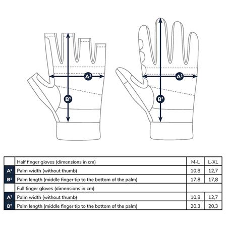MEN'S GLOVES ADVENTER & FISHING - BLACK