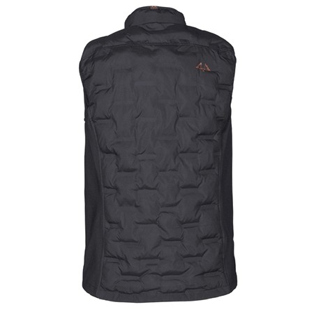 MEN'S HEATED SLEEVELESS DOWN JACKET - BLACK SWEDTEAM ALPHA PRO 2 - NOIR
