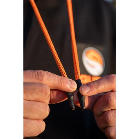 MEN'S HOODIE GURU BLACK PATCH HOODIE - BLACK