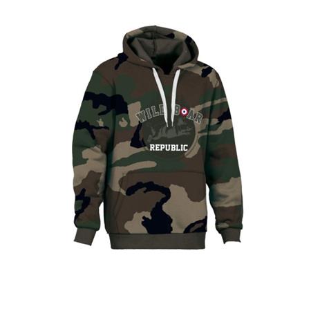 Men's Hoodie Percussion A Capuche Wild Boar Republic