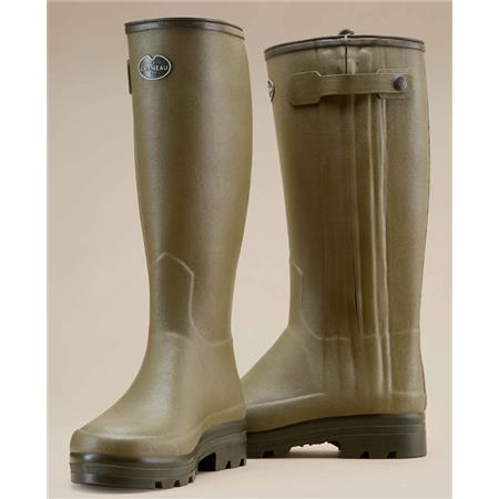 MEN'S HUNTER BOOTS LINED WITH NEOPRENE - VIERZON GREEN LE CHAMEAU DOUBLÉES DE NÉOPRÈNE - VERT VIERZON