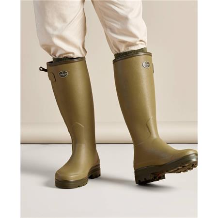 MEN'S HUNTER BOOTS LINED WITH NEOPRENE - VIERZON GREEN LE CHAMEAU DOUBLÉES DE NÉOPRÈNE - VERT VIERZON